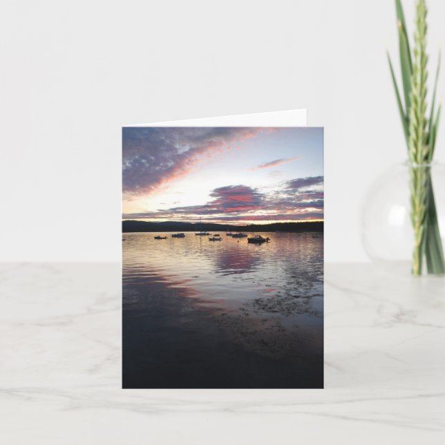 Acadia Sunrise Notecard -2 Karte (Vorderseite)