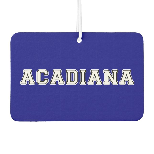 Acadiana Autolufterfrischer (Vorderseite)