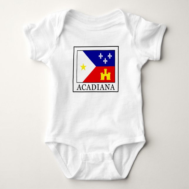 Acadiana Baby Strampler (Vorderseite)