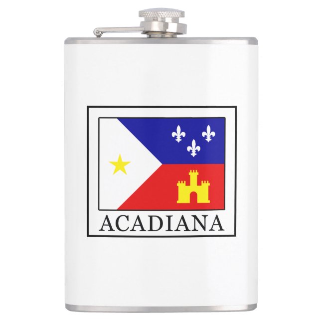 Acadiana Flachmann (Vorderseite)