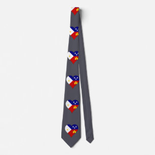 Acadiana Flagge Cajun Krawatte