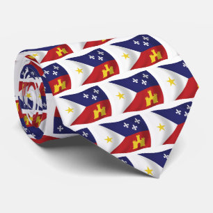 Acadiana-Flagge Krawatte