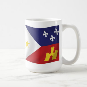 Acadiana-Flaggen-Tasse Kaffeetasse