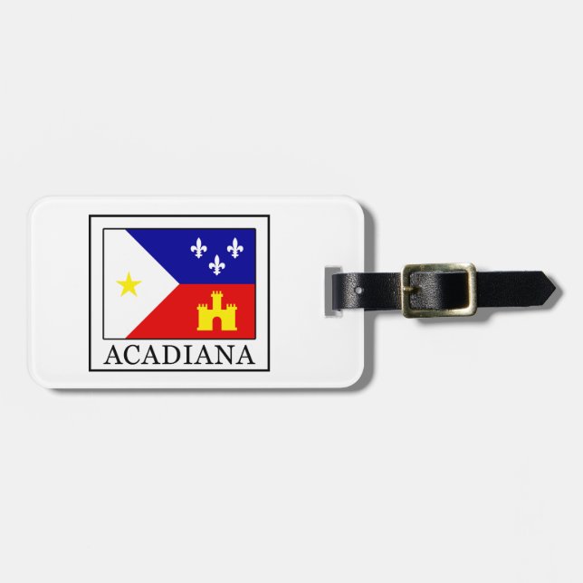 Acadiana Gepäckanhänger (Vorderseite horizontal)