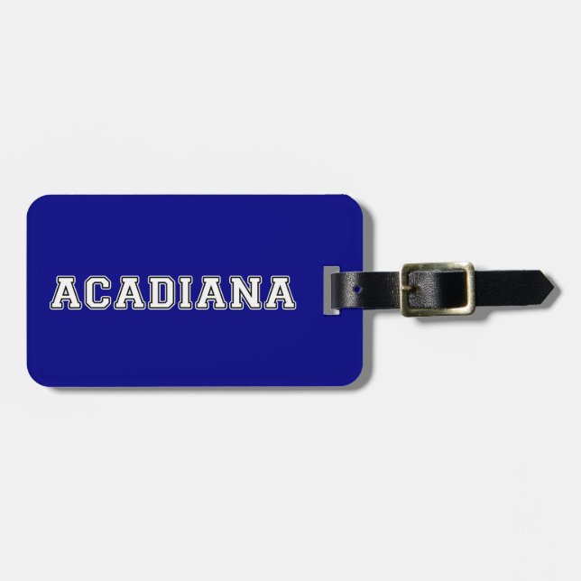 Acadiana Gepäckanhänger (Vorderseite horizontal)