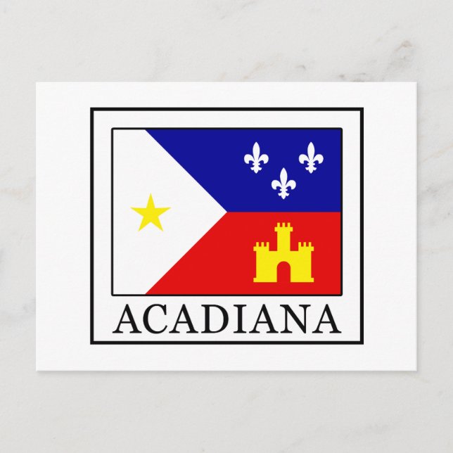 Acadiana Postkarte (Vorderseite)