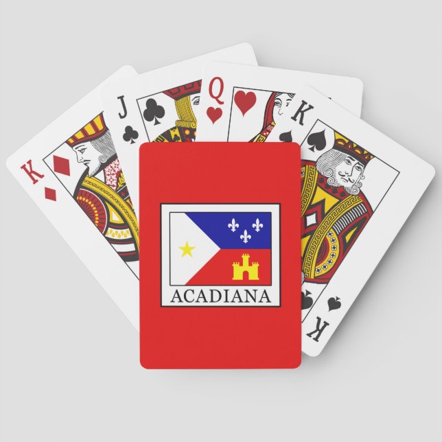 Acadiana Spielkarten (Rückseite)