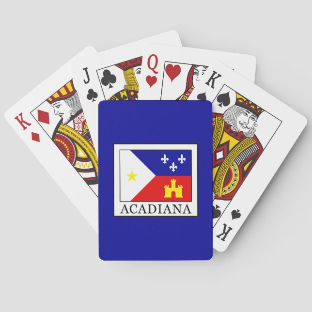 Acadiana Spielkarten (Rückseite)