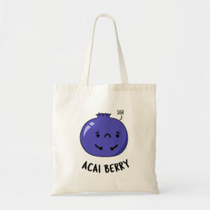 Acai Berry Funny Fruit Pun Tragetasche