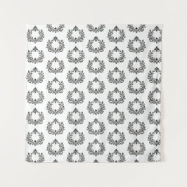 Acanthus & Antiquity, Schwarz-Weiß-Hochzeit, Wandteppich