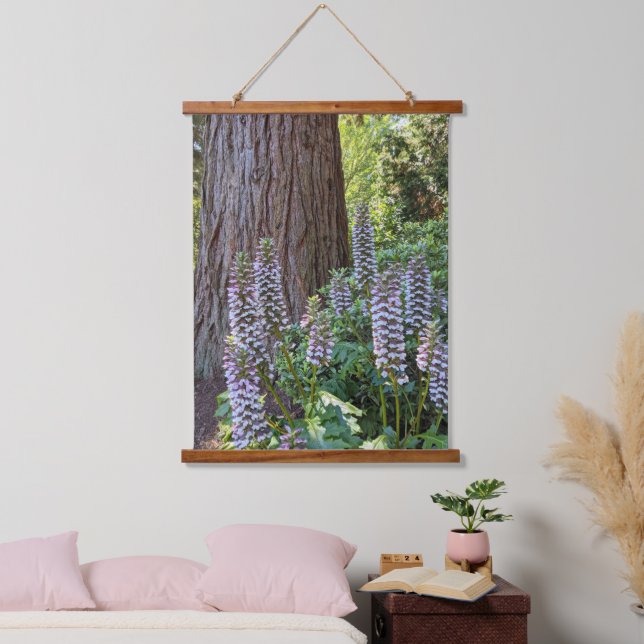 Acanthus/Bären-Breeches-Floral Wandteppich Mit Holzrahmen (Schlafzimmer)