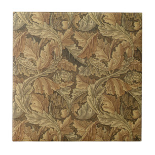 Acanthus-Blätter von William Morris, Antike Textil Fliese