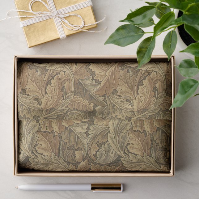 Acanthus-Blätter von William Morris, Antique Texti Seidenpapier (Geschenk)