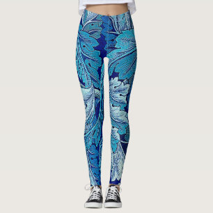 Acanthus Blau, William Morris Leggings