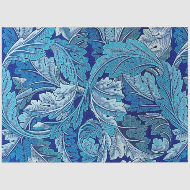 Acanthus Blue Seidenpapier (Vorderseite)