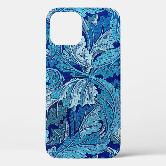 Acanthus Blue, William Morris Case-Mate iPhone Hülle (Rückseite)