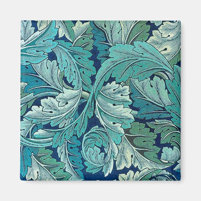 Acanthus Grün, William Morris Magnet (Vorne)