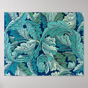 Acanthus Grün, William Morris Poster