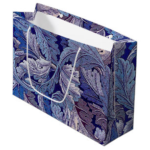Acanthus Lila, William Morris Große Geschenktasche Geschenktüte