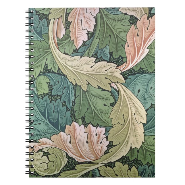 "Acanthus" Tapetenentwurf, 1875 Notizblock (Vorderseite)