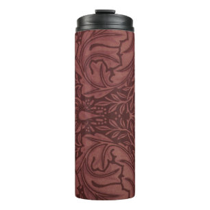 Acanthus von William Morris, Vintage-Blumenstoff Thermosbecher
