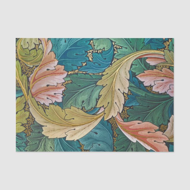 Acanthus, Wallpaper von William Morris Seidenpapier (Vorderseite)