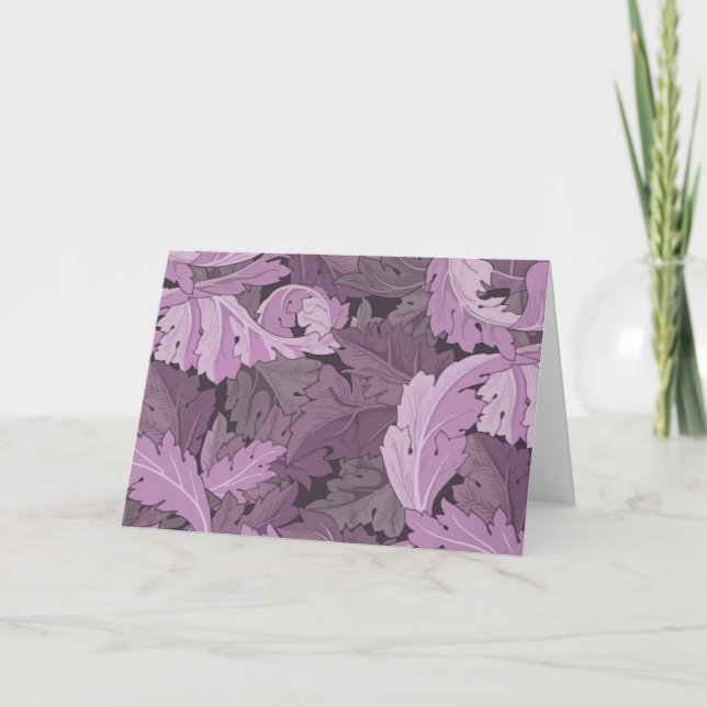 Acanthus, William Morris Card Karte (Vorderseite)