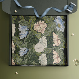 Acanthus William Morris Green Vintag Floral Seidenpapier