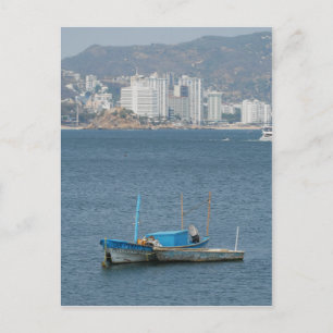 Acapulco-Boote 2 Postkarte