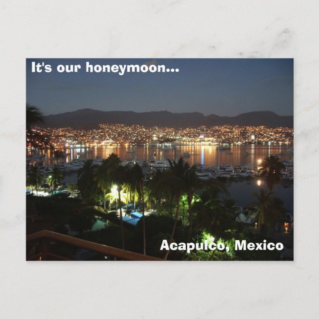 Acapulco, Mexiko Postkarte (Vorderseite)