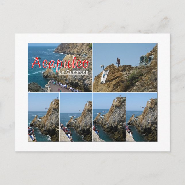 Acapulco - Postkarte La Quebrada (Vorderseite)