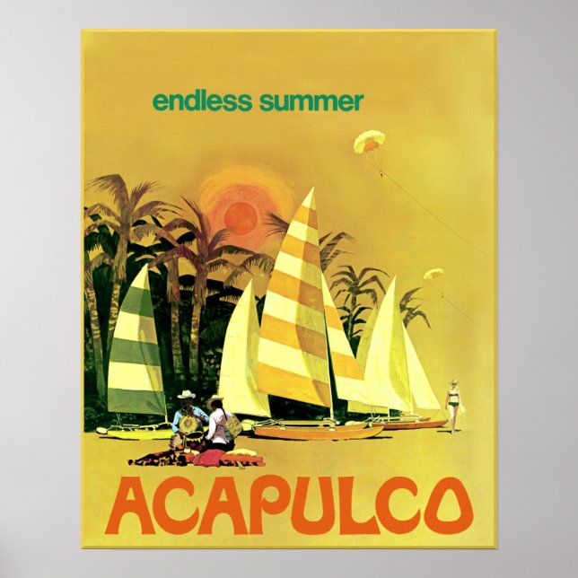 Acapulco-Reiseplakat Poster (Vorne)