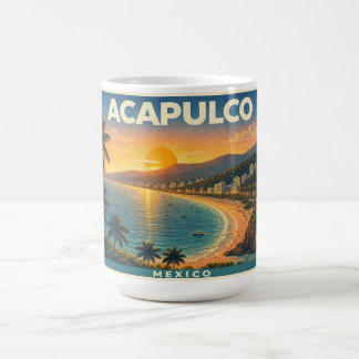 Acapulco Vintage-Reiseplakat-Tasse Kaffeetasse