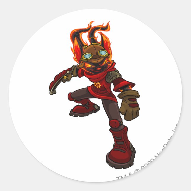 Acara Moltara Player Runder Aufkleber (Vorderseite)