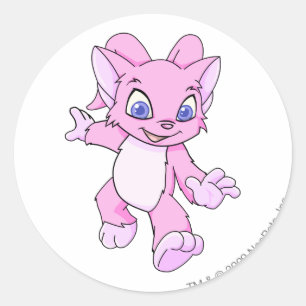 Acara Rosa Runder Aufkleber