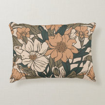 Accent Coussin Fleur sauvage Bouquet Cottagecore D