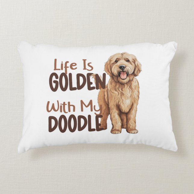 Accent Coussin Goldendoodle (Devant)