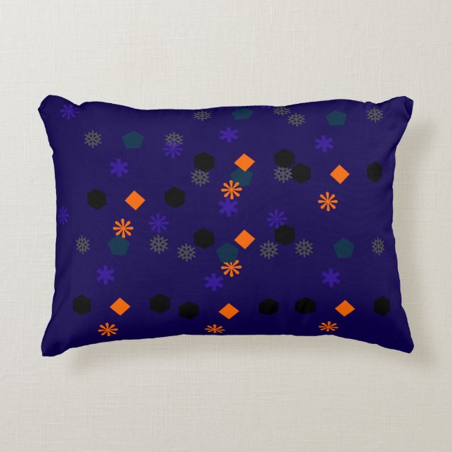 Accent Coussin - Motif géométrique unique (Devant)