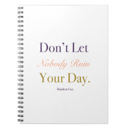 Accent d'or de carnet de beau jour