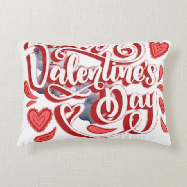 Accent Pillow Brushed Polyester Machen Sie eine Au Dekokissen (Vorderseite)