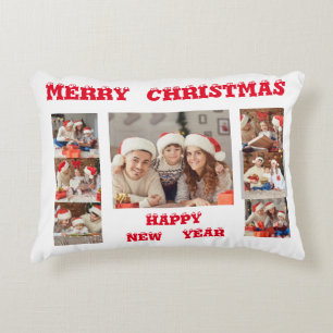Accent Pillow FULL FOTO MERRY CHRISTMAS Dekokissen