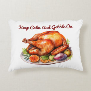 Accent Pillow - Funny Erntedank Türkei Pillow Dekokissen