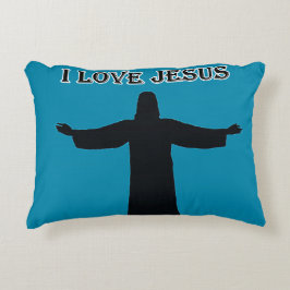 Accent Pillow  i love jesus  Dekokissen