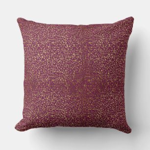Accent Throw Pillow-Merlot Wine Kissen