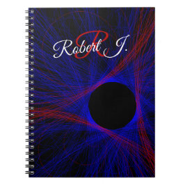Accented Triangle Geometric Spiral Notebook Notizblock