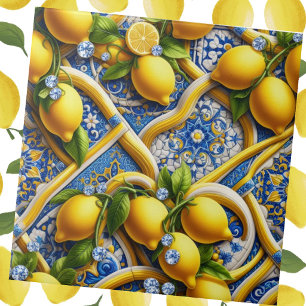 Accents de carreaux exotiques   Citron méditerrané