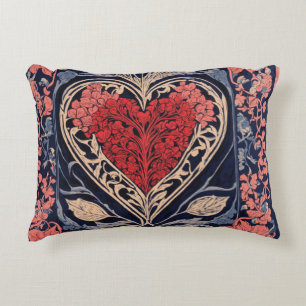 Accentuation Coussin carré. art de coeur