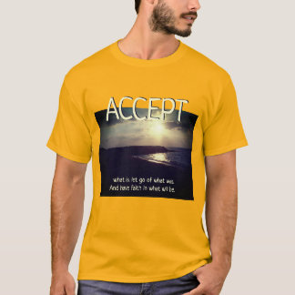 Accepter le t-shirt couché de soleil
