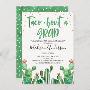 Accès de taco de cactus '' une invitation de