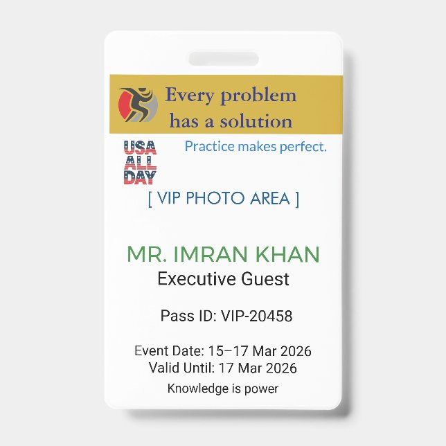 Access Badge Identification | Conference_update (Face)